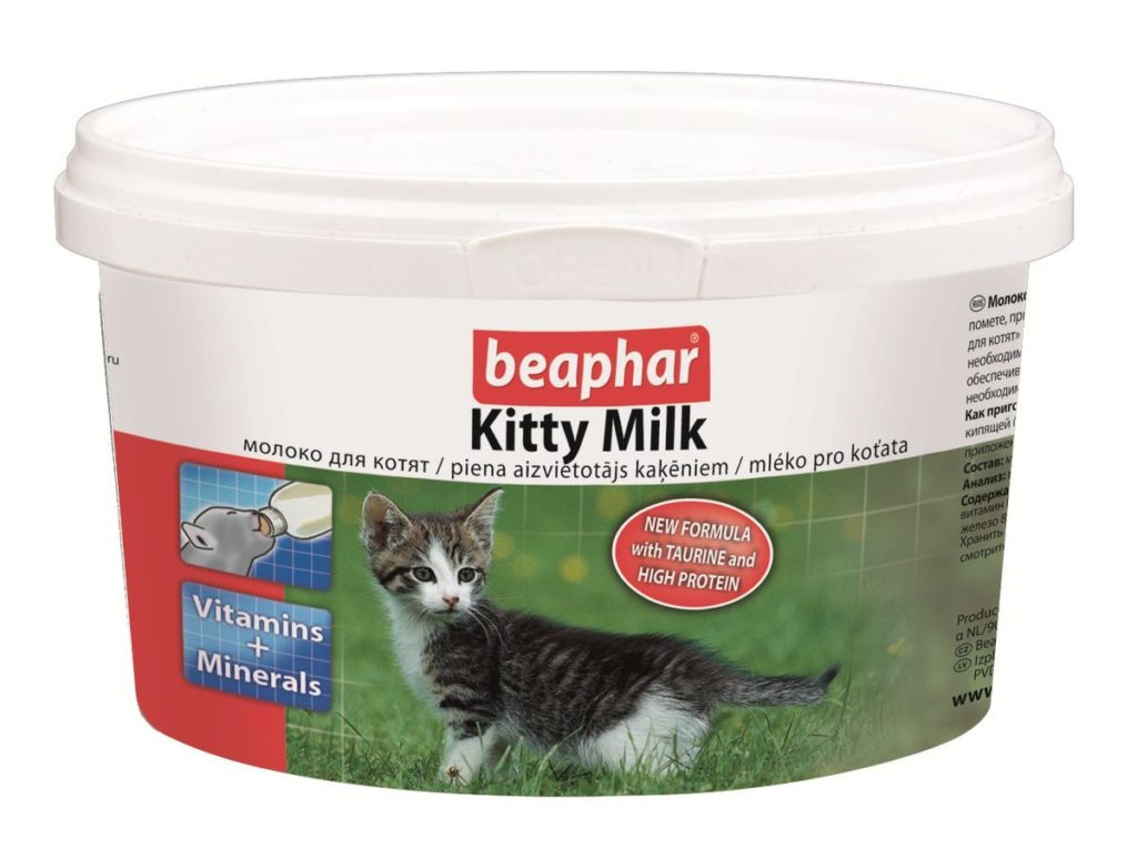 Сухое молоко для котят
